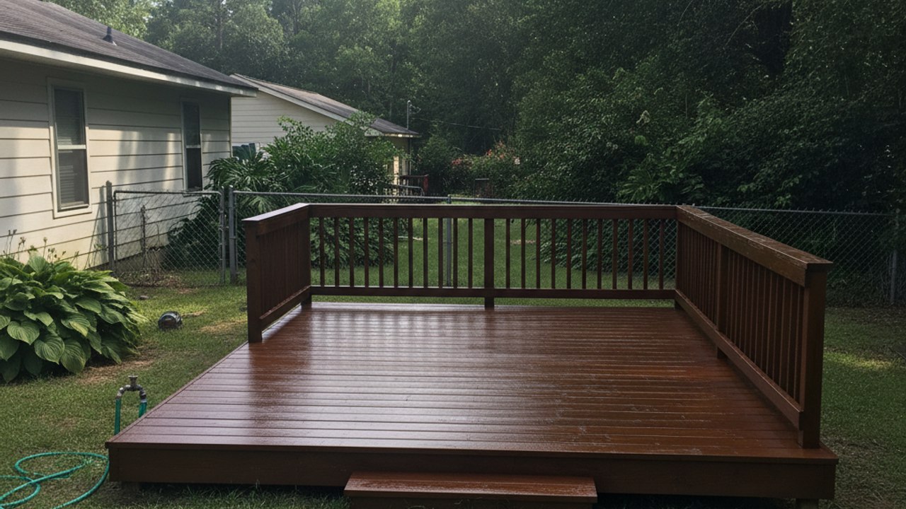 Deck Railing Installation & Repair completed by Heritage Deck Solutions in Germantown, MS