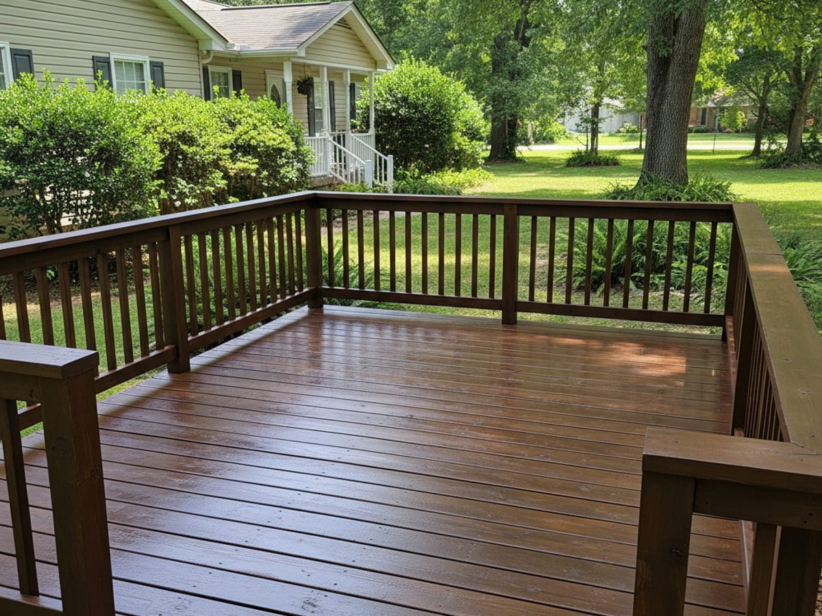 Composite Decking Installation completed by Heritage Deck Solutions in Southaven, MS